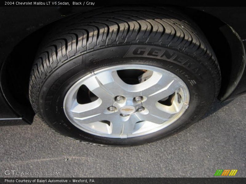 Black / Gray 2004 Chevrolet Malibu LT V6 Sedan