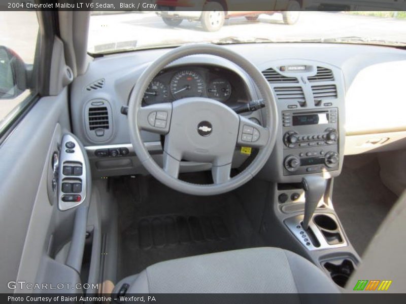 Black / Gray 2004 Chevrolet Malibu LT V6 Sedan