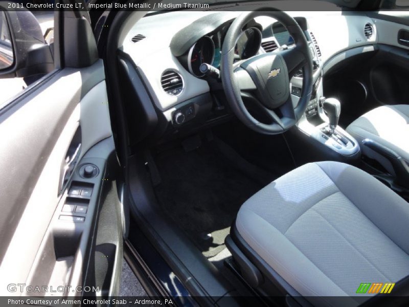 Imperial Blue Metallic / Medium Titanium 2011 Chevrolet Cruze LT