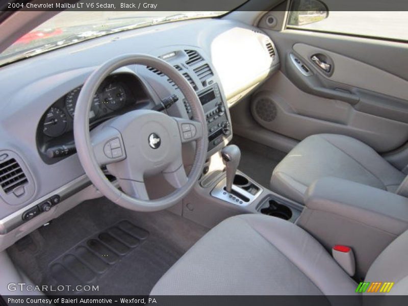 Black / Gray 2004 Chevrolet Malibu LT V6 Sedan