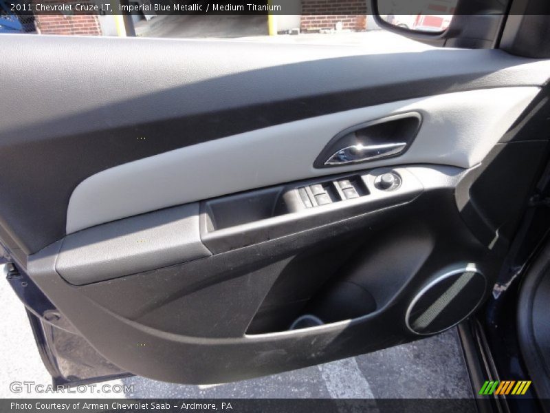 Imperial Blue Metallic / Medium Titanium 2011 Chevrolet Cruze LT