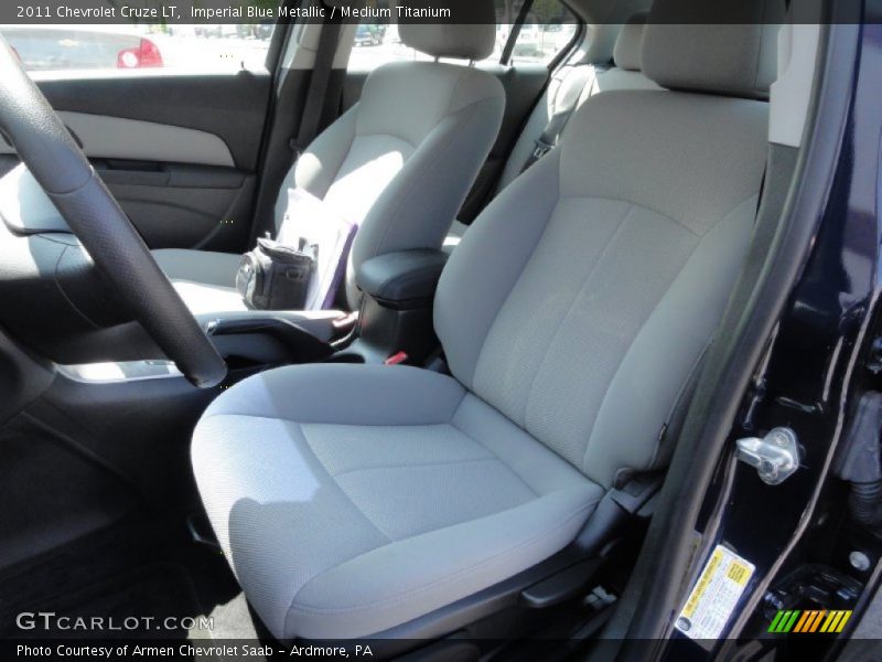 Imperial Blue Metallic / Medium Titanium 2011 Chevrolet Cruze LT
