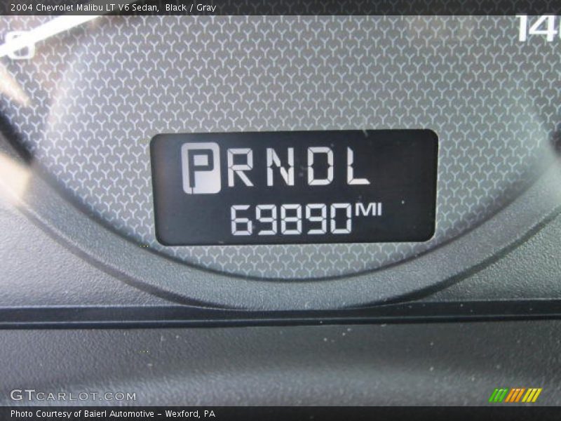 Black / Gray 2004 Chevrolet Malibu LT V6 Sedan
