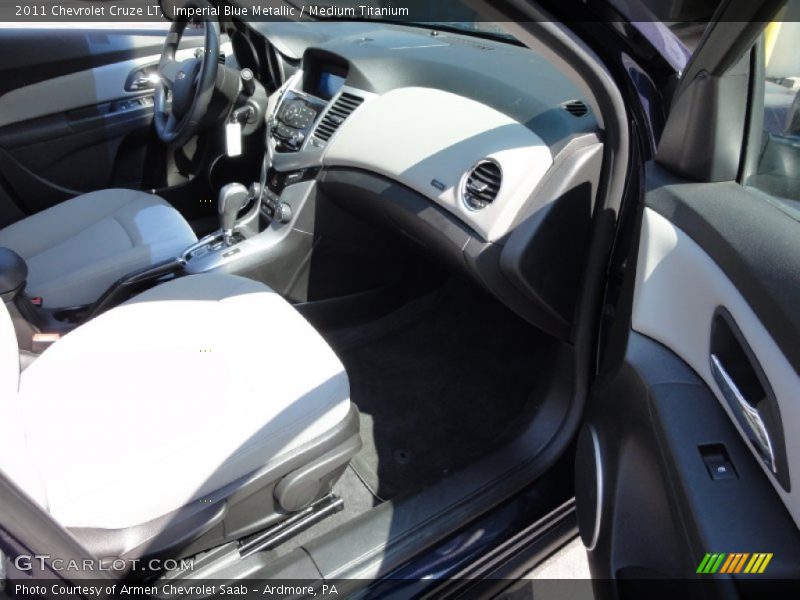 Imperial Blue Metallic / Medium Titanium 2011 Chevrolet Cruze LT