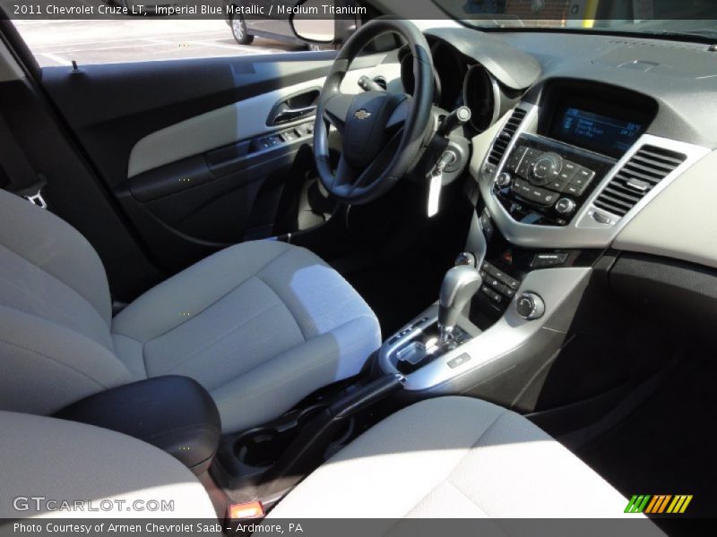 Imperial Blue Metallic / Medium Titanium 2011 Chevrolet Cruze LT
