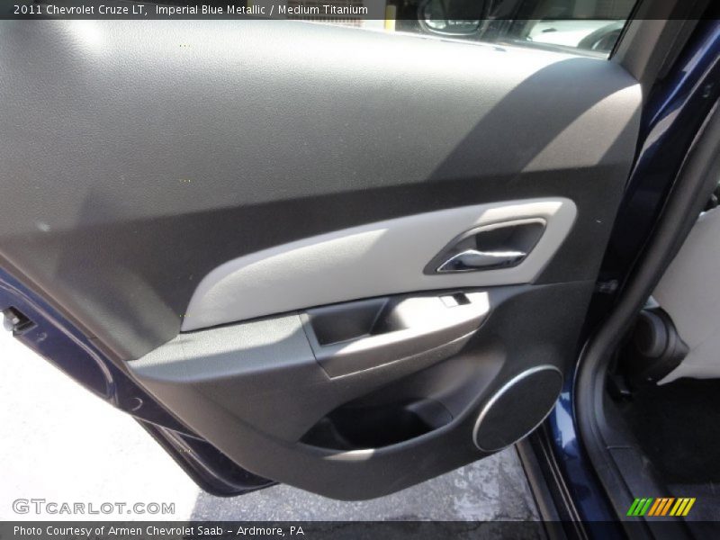 Imperial Blue Metallic / Medium Titanium 2011 Chevrolet Cruze LT
