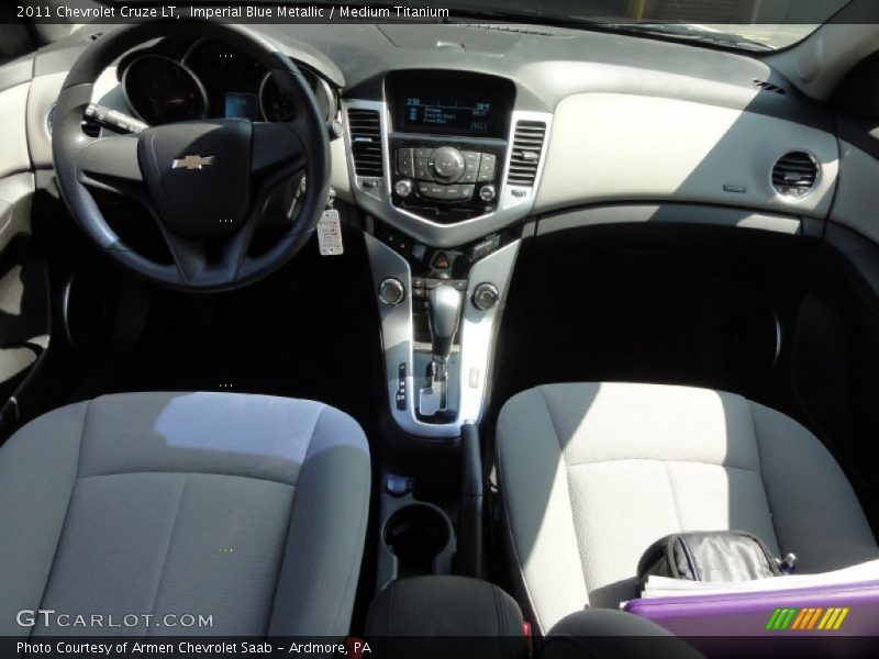Imperial Blue Metallic / Medium Titanium 2011 Chevrolet Cruze LT
