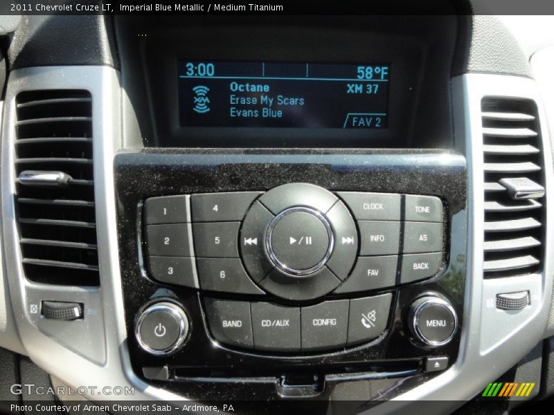 Imperial Blue Metallic / Medium Titanium 2011 Chevrolet Cruze LT