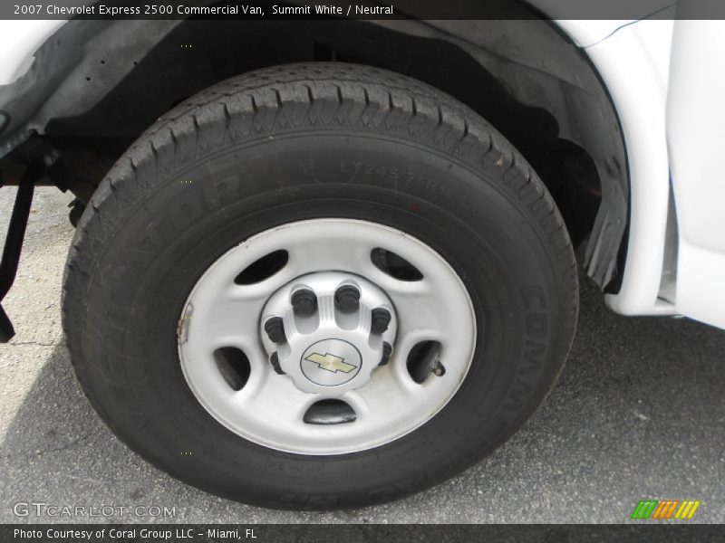 Summit White / Neutral 2007 Chevrolet Express 2500 Commercial Van