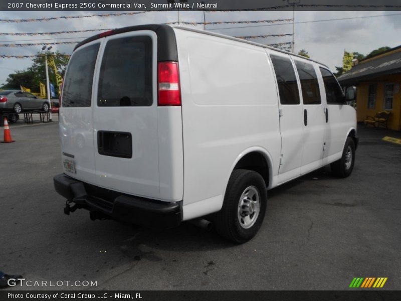 Summit White / Neutral 2007 Chevrolet Express 2500 Commercial Van