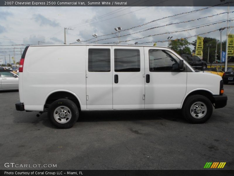 Summit White / Neutral 2007 Chevrolet Express 2500 Commercial Van