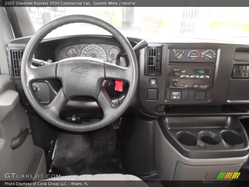 Summit White / Neutral 2007 Chevrolet Express 2500 Commercial Van