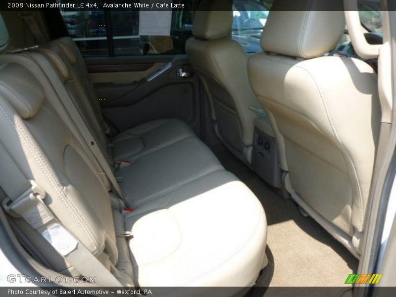 Avalanche White / Cafe Latte 2008 Nissan Pathfinder LE 4x4