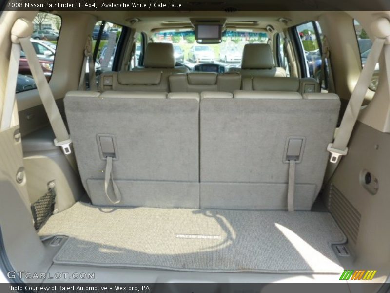Avalanche White / Cafe Latte 2008 Nissan Pathfinder LE 4x4