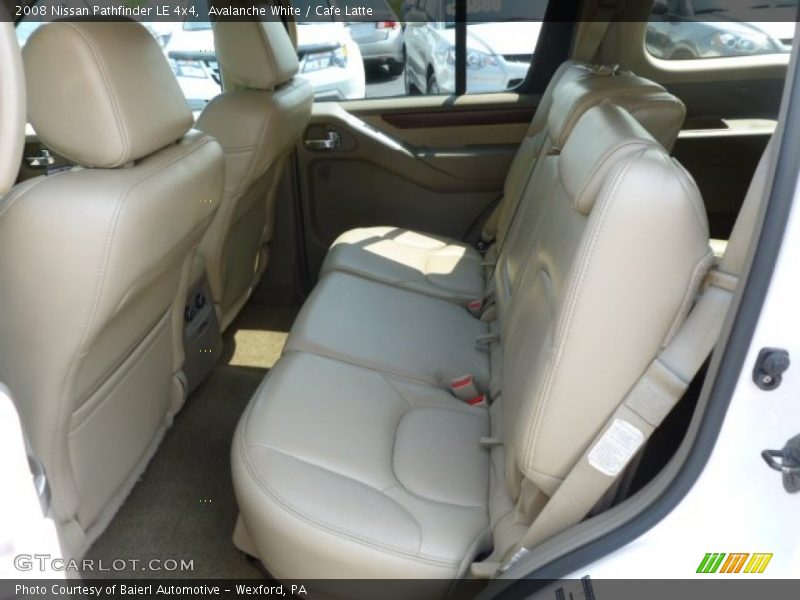 Avalanche White / Cafe Latte 2008 Nissan Pathfinder LE 4x4