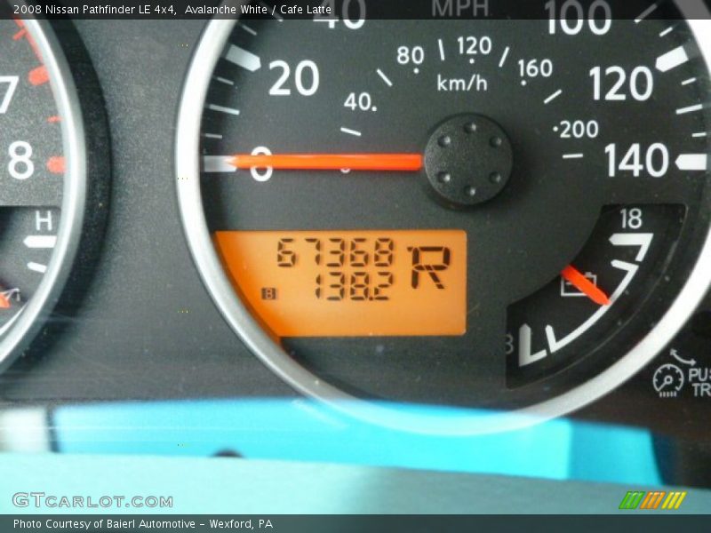 Avalanche White / Cafe Latte 2008 Nissan Pathfinder LE 4x4