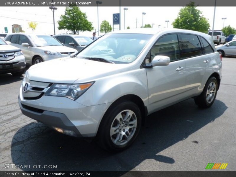 Billet Silver Metallic / Parchment 2009 Acura MDX