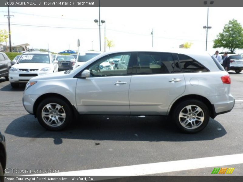 Billet Silver Metallic / Parchment 2009 Acura MDX