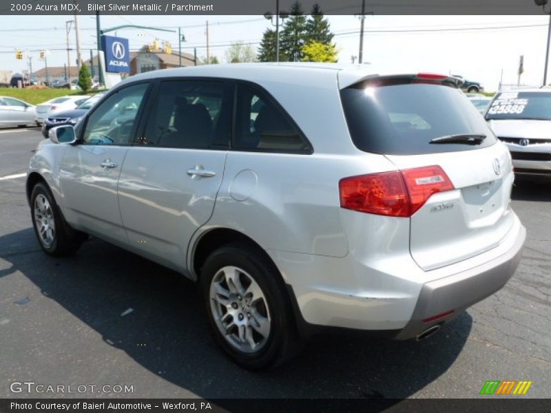 Billet Silver Metallic / Parchment 2009 Acura MDX