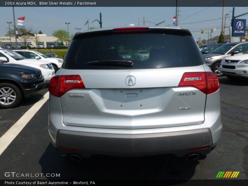 Billet Silver Metallic / Parchment 2009 Acura MDX