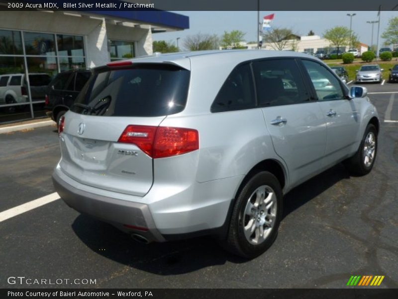 Billet Silver Metallic / Parchment 2009 Acura MDX