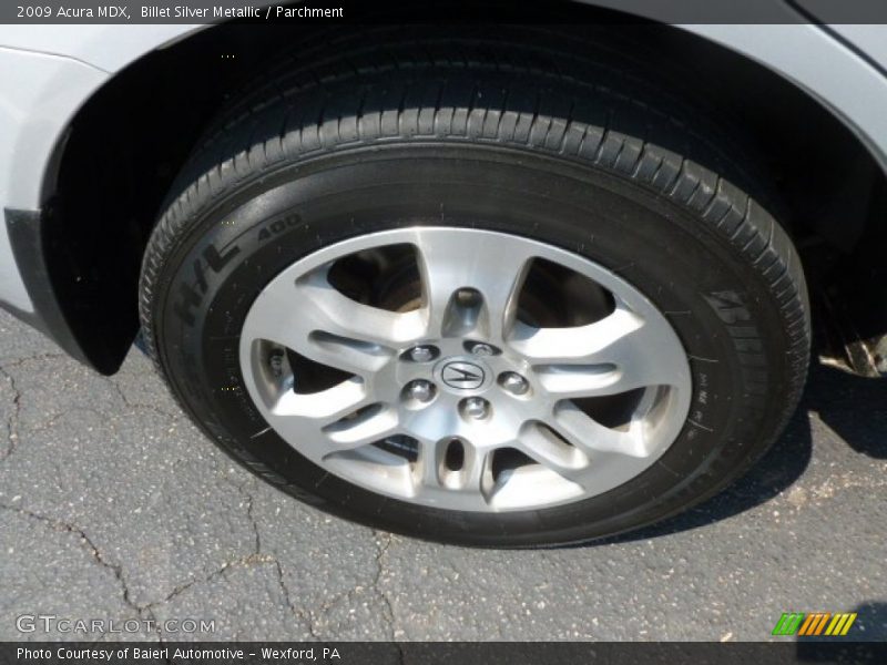Billet Silver Metallic / Parchment 2009 Acura MDX
