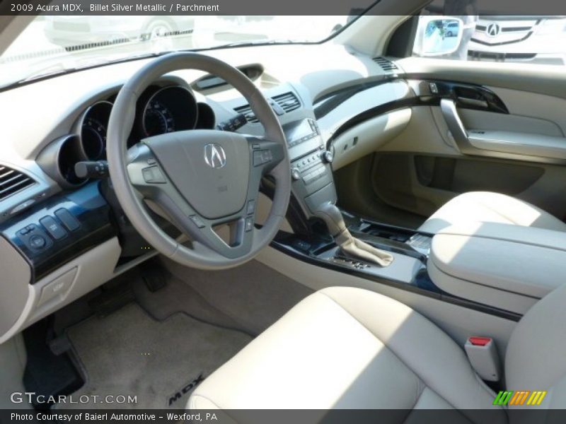 Billet Silver Metallic / Parchment 2009 Acura MDX