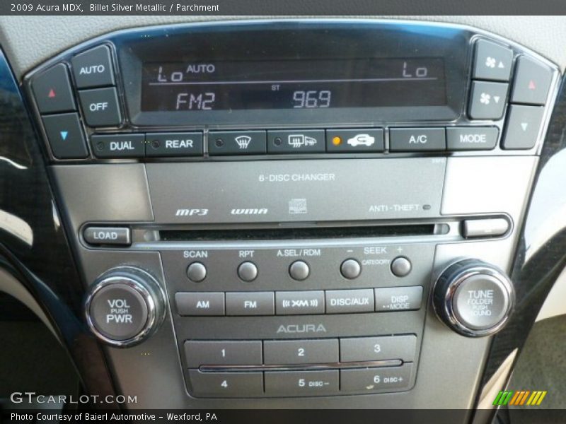 Billet Silver Metallic / Parchment 2009 Acura MDX