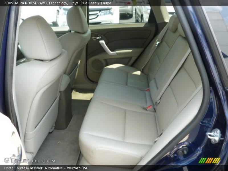 Royal Blue Pearl / Taupe 2009 Acura RDX SH-AWD Technology