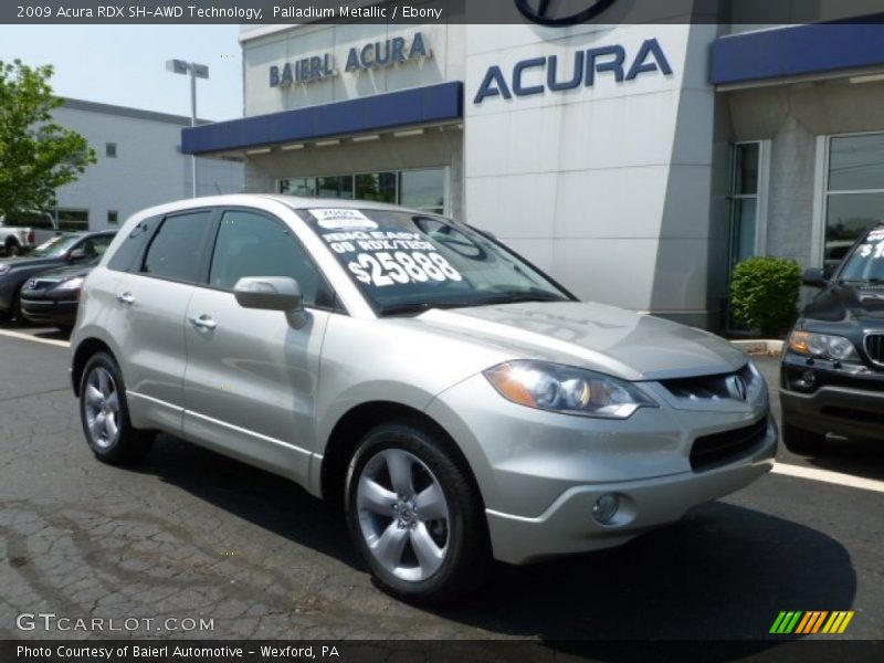 Palladium Metallic / Ebony 2009 Acura RDX SH-AWD Technology