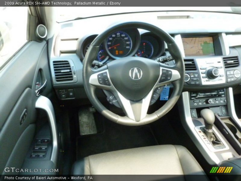 Palladium Metallic / Ebony 2009 Acura RDX SH-AWD Technology