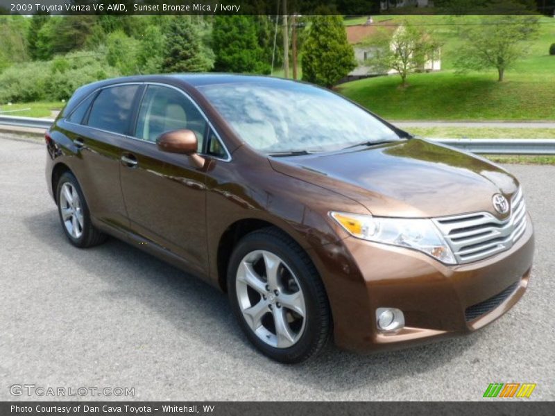 Sunset Bronze Mica / Ivory 2009 Toyota Venza V6 AWD