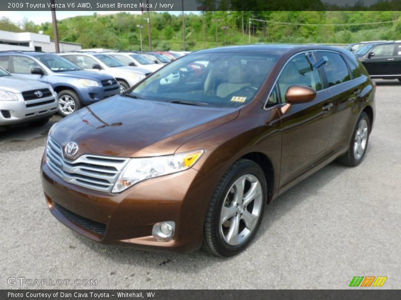 Sunset Bronze Mica / Ivory 2009 Toyota Venza V6 AWD