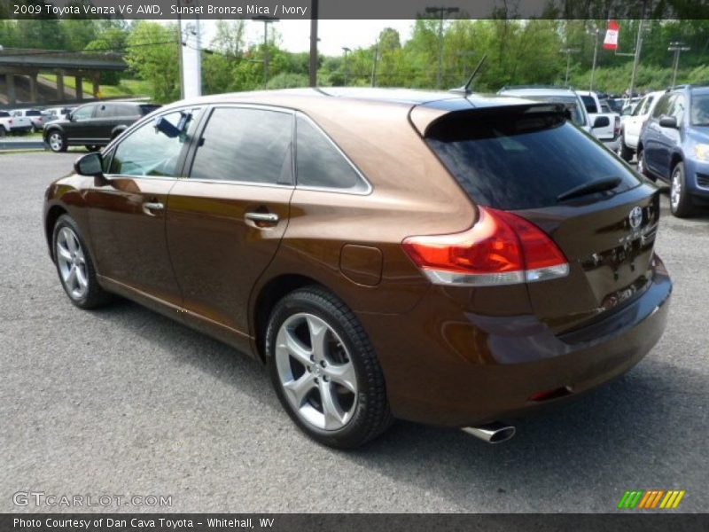 Sunset Bronze Mica / Ivory 2009 Toyota Venza V6 AWD