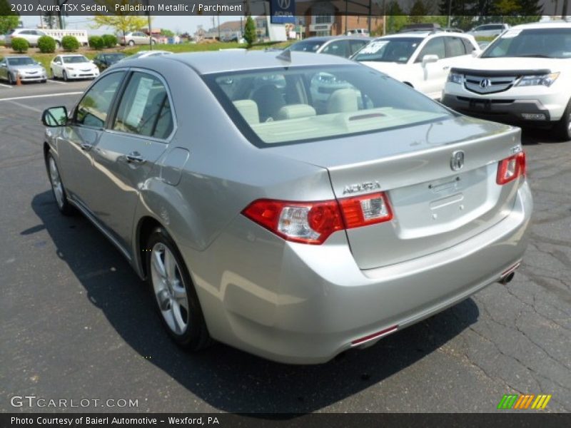 Palladium Metallic / Parchment 2010 Acura TSX Sedan