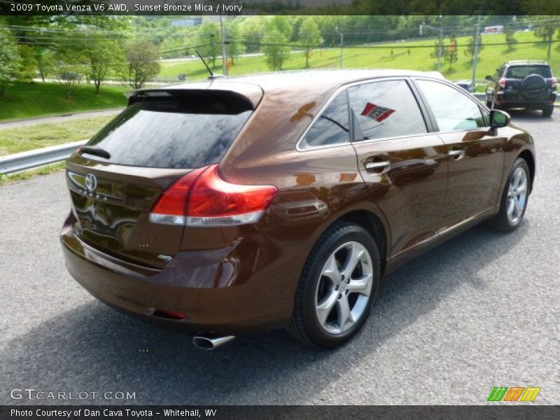 Sunset Bronze Mica / Ivory 2009 Toyota Venza V6 AWD