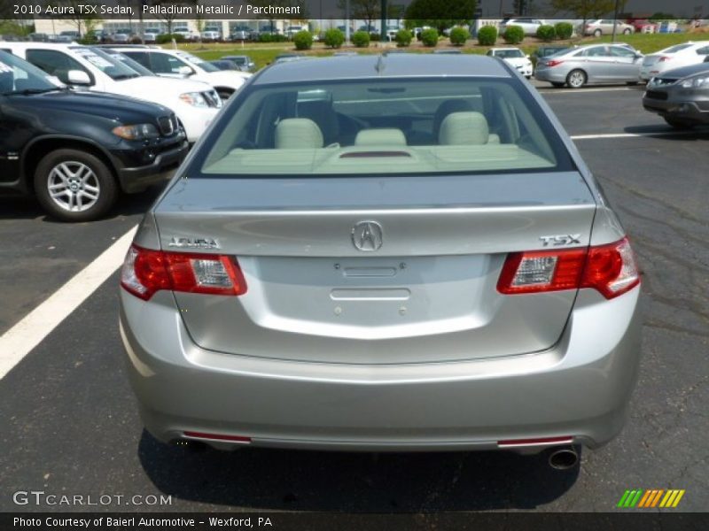 Palladium Metallic / Parchment 2010 Acura TSX Sedan
