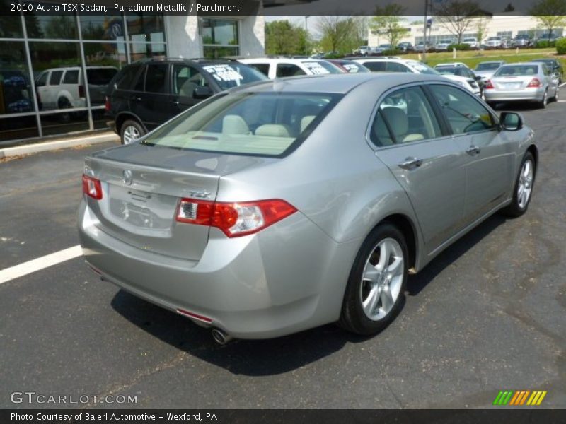 Palladium Metallic / Parchment 2010 Acura TSX Sedan