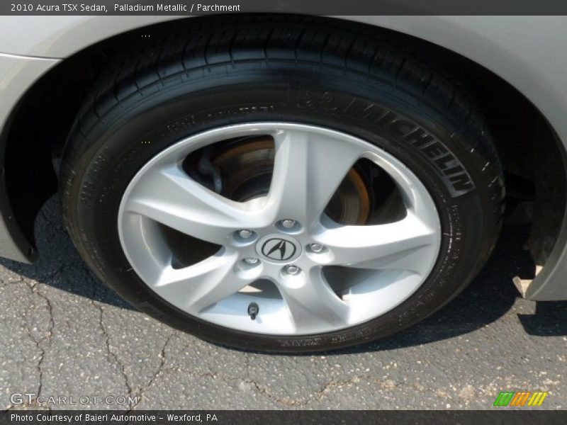 Palladium Metallic / Parchment 2010 Acura TSX Sedan