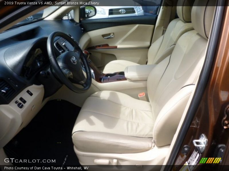 Sunset Bronze Mica / Ivory 2009 Toyota Venza V6 AWD
