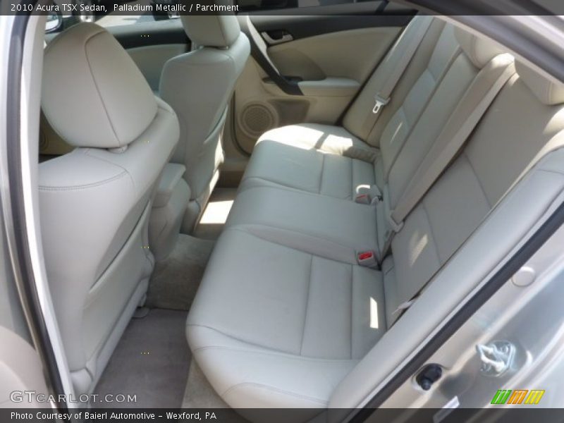 Palladium Metallic / Parchment 2010 Acura TSX Sedan