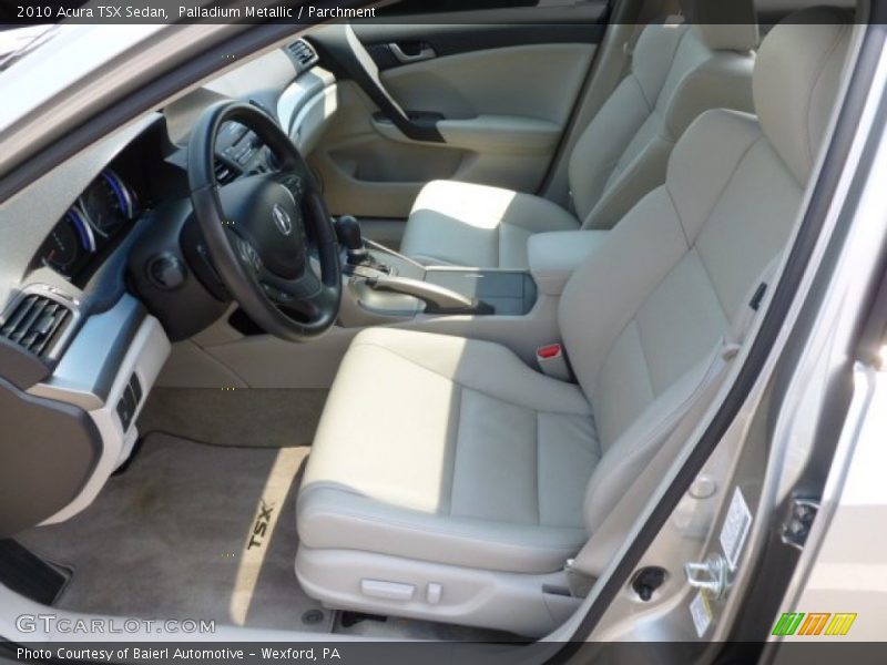 Palladium Metallic / Parchment 2010 Acura TSX Sedan