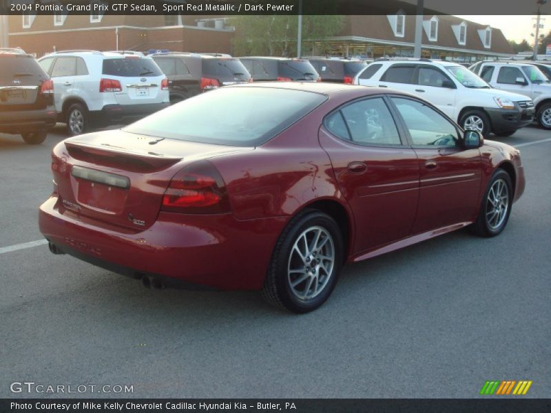 Sport Red Metallic / Dark Pewter 2004 Pontiac Grand Prix GTP Sedan
