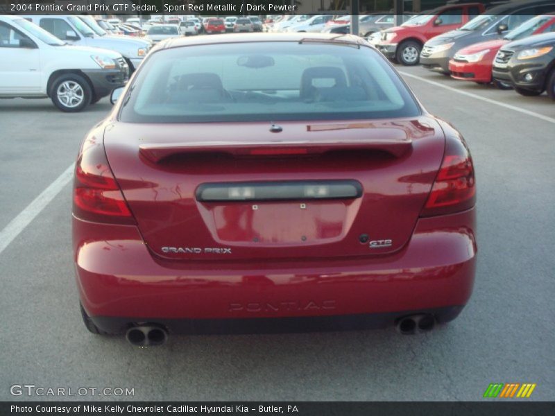 Sport Red Metallic / Dark Pewter 2004 Pontiac Grand Prix GTP Sedan