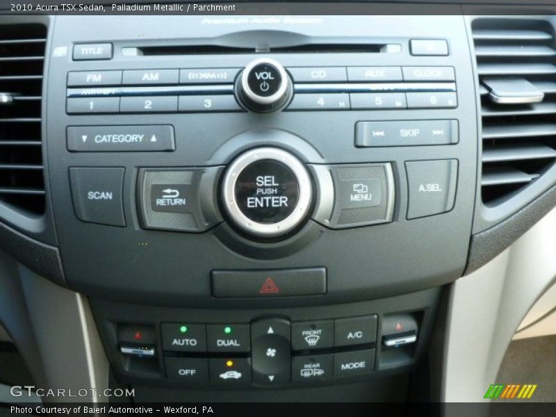 Palladium Metallic / Parchment 2010 Acura TSX Sedan