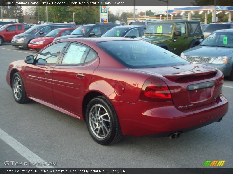 Sport Red Metallic / Dark Pewter 2004 Pontiac Grand Prix GTP Sedan