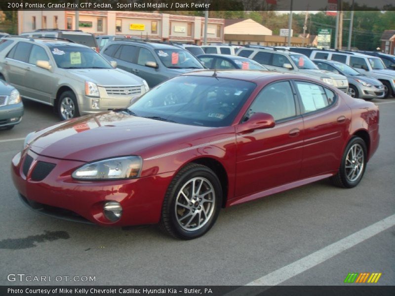 Sport Red Metallic / Dark Pewter 2004 Pontiac Grand Prix GTP Sedan