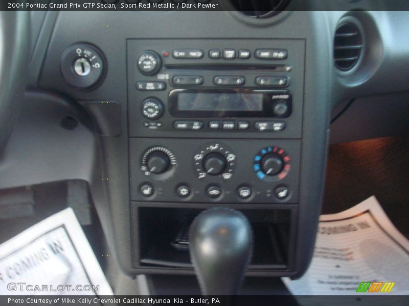 Sport Red Metallic / Dark Pewter 2004 Pontiac Grand Prix GTP Sedan