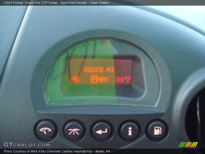 Sport Red Metallic / Dark Pewter 2004 Pontiac Grand Prix GTP Sedan