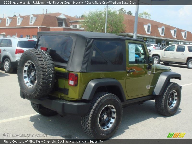 Rescue Green Metallic / Dark Slate Gray/Medium Slate Gray 2008 Jeep Wrangler Rubicon 4x4